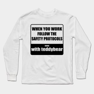 Dangerous teddybear Long Sleeve T-Shirt